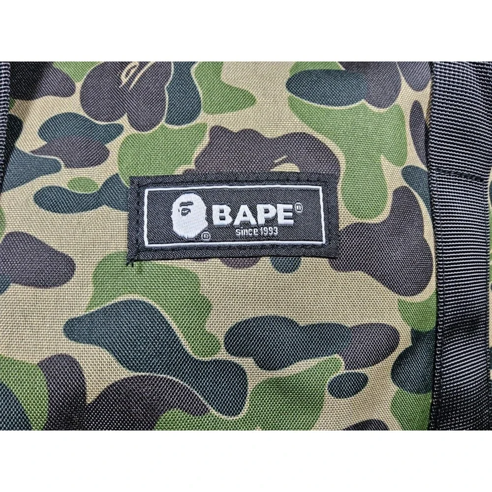 BAPE A Bathing Ape Duffle Bag Camo Green 2020 Spring Japanese Magazine Promo